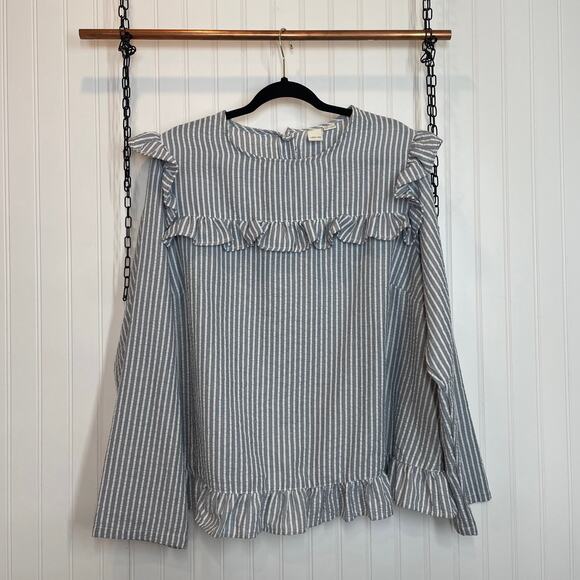 Lane Bryant & ASOS Lost In Pink Ruffle & Surplice Pullover Blouse Bundle Size 4X - Picture 3 of 9